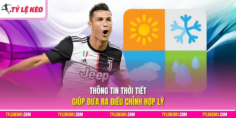 Thông tin thời tiết giúp đưa ra điều chỉnh hợp lý